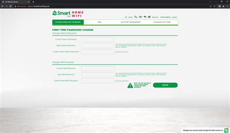smartbrosettings|How to Change the WiFi Username and Password through the .